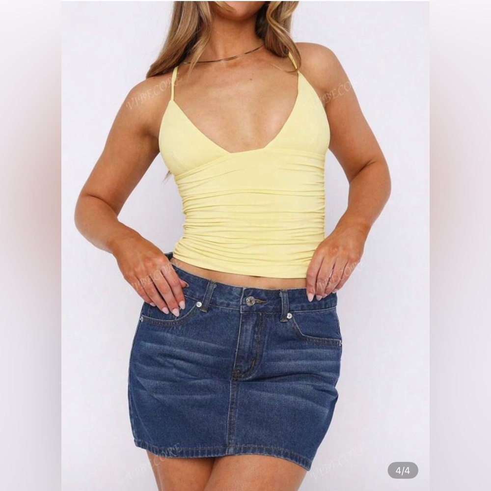 Butter Yellow Tank